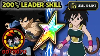 200% LEADER SKILL! 100% STR BARDOCK & GINE LEVEL 10 LINKS! Dragon Ball Z Dokkan Battle