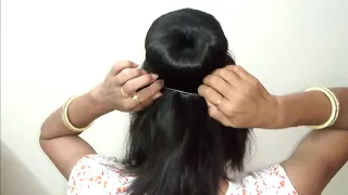 इस ट्रिक से 2 मिनट में बनाए पार्टी के लिए जूड़ा ||  Donut Juda Hairstyle || #newhairstyle || #beauty