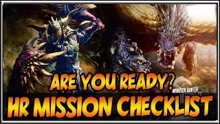 Ready for High Rank Missions? Gear Checklist and Tips! - Monster Hunter World