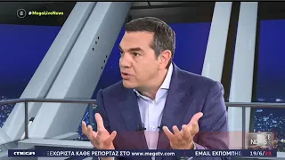 Συνέντευξη στην εκπομπή «Live News» του τηλεοπτικού σταθμού «Mega»