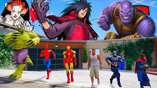 Thanos Send All Franklin Friends In MADARA UCHIHA'S Word !!! | Ep 01 | GTA 5 |