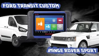 Range Rover Sport 2007 / Ford Transit Custom  / программирование ключа программатор Autel 508IM