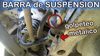 Asi SUENAN las GOMAS y BUJES de la SUSPENSION cuando ya NO SIRVEN!!!