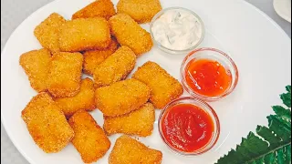 HOMEMADE CHICKEN NUGGETS RECIPE | HOW TO MAKE CRISPY NUGGETS | EASY & SIMPLE CHICKEN NUGGETS RECIPES