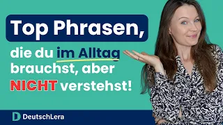 Deutsche Umgangssprache verstehen: Top Phrasen I Deutsch lernen b2, c1
