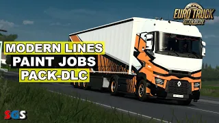 |ETS2 1.48| Modern Lines Paint Jobs Pack - DLC