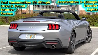 2024 Ford Mustang 2.3 EcoBoost Convertible (315 HP) TEST DRIVE