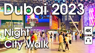 Dubai 🇦🇪 Amazing City Walk [ 4K ] Night Walking Tour