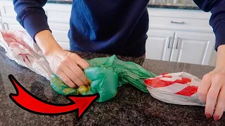 DIY Plastic Bag Dispenser! 💥 Make Plastic Bag Organizer