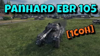 World of Tanks Panhard EBR 105 - 6 Kills 8,5K Damage | Replay #673