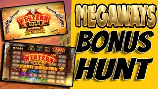 £1000 Megaways Bonus Hunt - £2 Stakes - Max Megaways Western Gold Megaways Bonus & more...