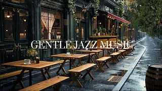 Jazz Cafe on a Rainy Day | Delicate Bossa Nova & Jazz Piano Music Helps Relax and Reduce Stress