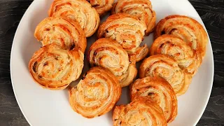 Salmon And Cream Cheese Puff Pastry Pinwheels