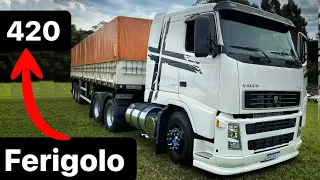 Ferigolo cruzando marchas FH 420 escapamento DIRÉTÃO Bala de prata e F250 #ferigolocaminhoes