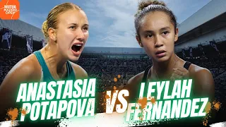 Leylah Fernandez vs Anastasia Potapova | Second Round | Mutua Madrid Open 2024