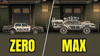 Earn to Die 2: Police Car All Upgrade Level | The Zas Team