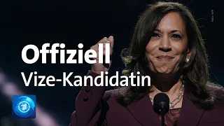 Kamala Harris wird offiziell Vize-Kandidatin der US-Demokraten