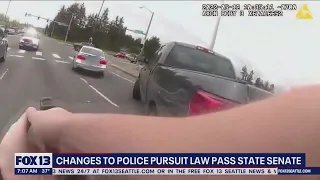 Changes to police pursuit law passes Washington state senate