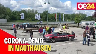 Corona-Demo in Mauthausen: Hitler-Rede vorgespielt