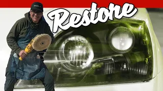 How To Restore Headlights like a Bodyshop | Vlogmas 2019 | FlyRyde