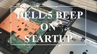How To fix Dell laptop 5 beeps | beeps on start up Solution | 2021