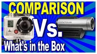 GoPro Hero2 vs Contour Plus - What's in The Box Comparison