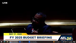 #Atlanta City Council FY25 Budget Briefings (City Planning): May 21, 2024 #atlpol