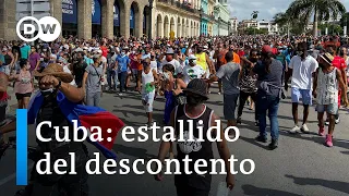 Protestas inéditas en Cuba.