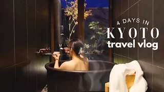 chill japan vlog ˚୨୧ kyoto machiya, private onsen, ghibli, ninenzaka 🍙 fasting & weight gain update