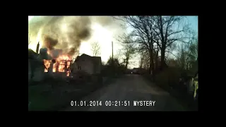 Гибель пенсионера на пожаре в д Полесье Поставского района