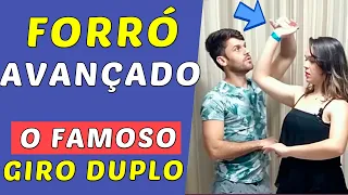 🔥A Aula de Forró MAIS PEDIDA (PASSO A PASSO) -  Aprenda O Passo de Forró Avançado  -  Giro Duplo