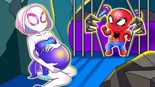 Successfully Rescued Ghost Spider | Super Hero Baby - Marvel's Spidey and his Amazing Friends