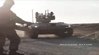 Russian battle robot UCGV "Soratnik" In Syria with Spetsnaz