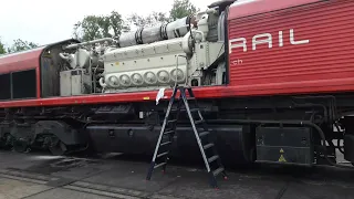 EMD JT42 Class 66 loco 12 cylinder 2-stroke diesel engine