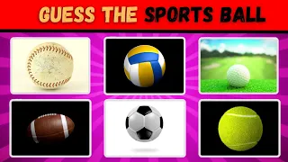 Guess The Sport Ball | Sport Ball Quiz ⚽ | Quiz Challenge 💥