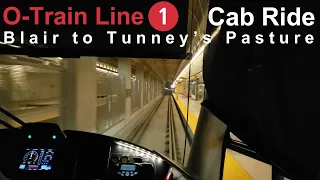 O-Train Line 1 Front POV (Blair to Tunney's Pasture)