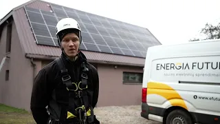 Saulės Elektrinė - 9.2 kW Kaune įrengta Energia Futura