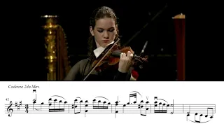 Hilary Hahn Mozart Violin Concierto 4 transcripción Cadenzas