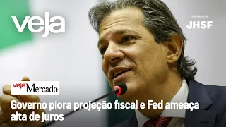 Governo admite piora de déficit fiscal e entrevista com Jeferson Bittencourt