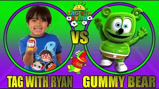 Tag with Ryan vs Gummy Bear Runner - Combo Panda vs All Characters Unlocked All Costumes Gameplay