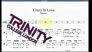 Crazy In Love (2012 Syllabus) Trinity Grade 7 Drums