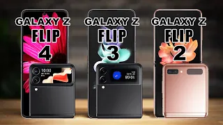 Samsung Galaxy Z Flip 4 VS Samsung Galaxy Z Flip 3 VS Samsung Galaxy Z Flip 2