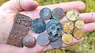 Коп монет на распашке и шурфе 🍂 Поиск осенью