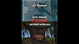 Rick Grimes vs Arthur Morgan (In Terms Of Writing) #edit #shorts #viral #vs #1v1 #show #gaming #rdr2