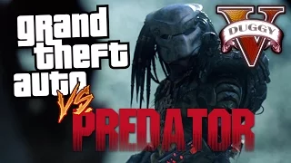 GTA vs Predator! (GTA V Rockstar Editor)