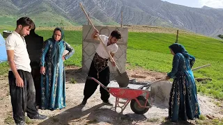 Afsane and Mohammad's beautiful love in the pristine nature with the house tiling