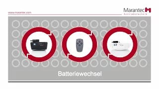 Batteriewechsel beim Handsender mit Multi-Bit (2. Generation) | Marantec