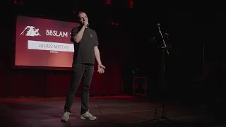 JULIUS MITTAG "Gegenwind" - semi finals of BBSlam 2022 Poetry Slam at SO36 Berlin