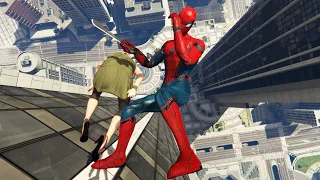 GTA 5 Crazy Ragdolls | SPIDERMAN Jumps/Fails #23 (Euphoria Physics | Funny Moments)