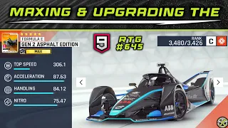 Asphalt 9 | Maxing & Upgrading the Formula E Gen 2 | RTG #645